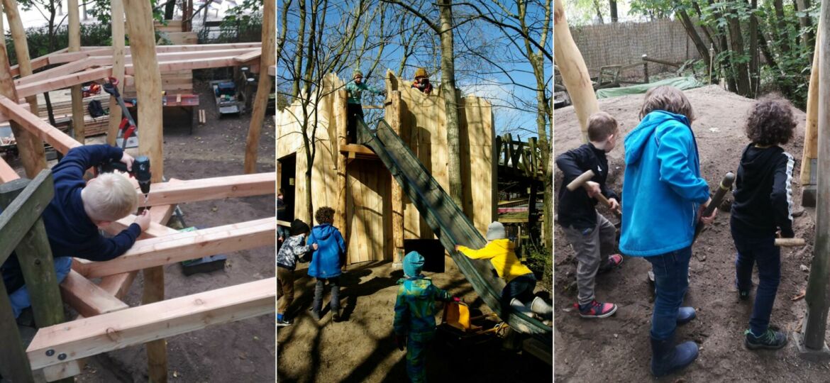 Introbild Spielplatzinitiative Ottensen bekommt neue Ritterburg finanziert durch Hörer helfen Kindern