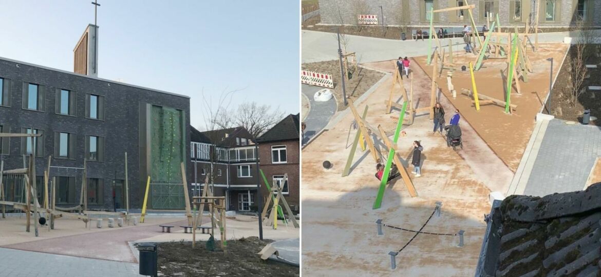 Introbild Hörer helfen Kindern finanziert Holzspielplatz am Kinderkrankenhaus Wilhelmstift