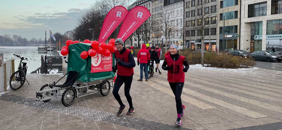 Introbild Ment rennt 2023 für Hörer helfen Kindern