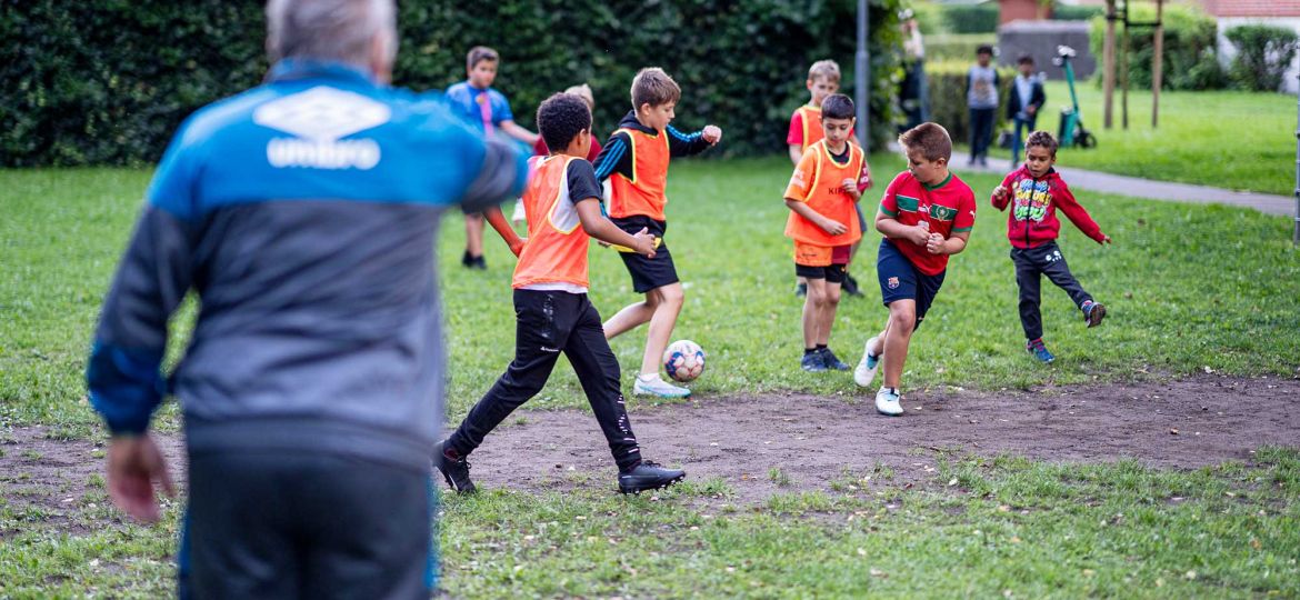 Introbild Kostenloses Fußballtraining für Kinder in Eidelstedt finanziert durch Hörer helfen Kindern