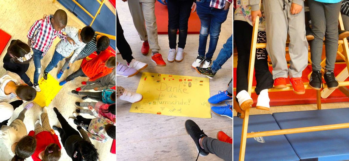 Introbild Turnschuhe für Kinder in Wilhelmsburg von Hörer helfen Kindern